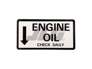 DECAL, ENGINE OIL -