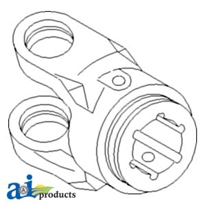 Inboard Yoke; Used W/ S4 &amp; S4GA Profile Tubing