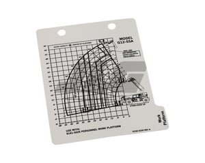 DECAL,CAP CHART G12-55A