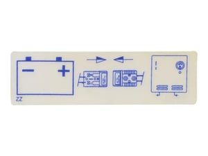 DECAL, BATTERY CHARGER