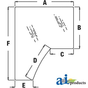 Glass, Door (LH) - Tinted