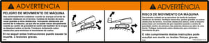 DECAL,MOTION HAZARD (POR/SPA)