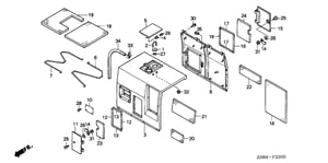 Image of 63110-ZB7-A00ZD