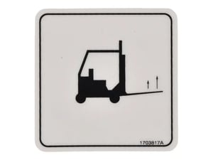 Fork Lift, Lift Location Decal