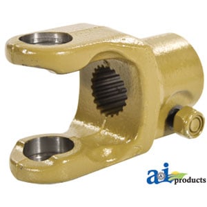 Implement Yoke, 2400 Series, 1 3/8` 21 Spline, W/ Clamp Bolt