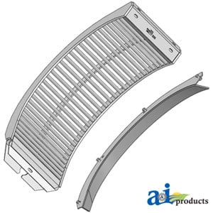 Concave, Round Bar; Front, Extended Wear