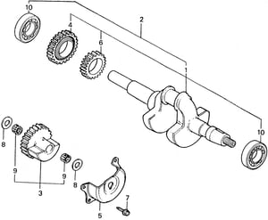 GEAR, BALANCER (38T)
