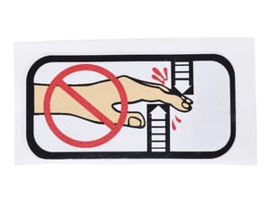 WARNING DECAL