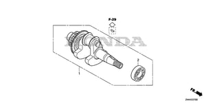 BEARING, RADIAL BALL (62/22)