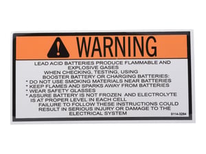 DECAL - WARNING