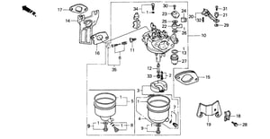 Image of 16100-ZE1-715