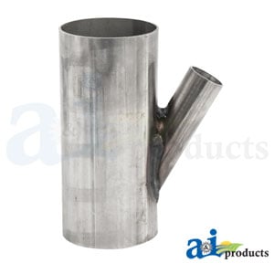 5.5` Stainless Steel Straight Pipe w/ 45� Barb