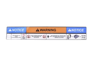 DECAL,NOTICE / WARNING 1930