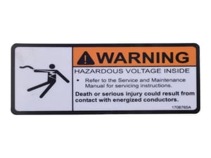 DECAL, VOLTAGE WARNING