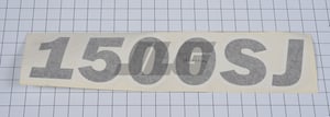 DECAL,MODEL DESIGNATION 1500SJ