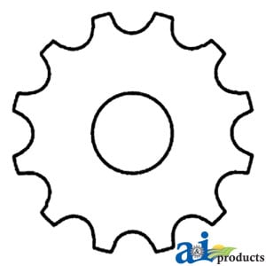 Sprocket w/ 1` Hole
