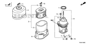 Image of 17210-ZE3-505