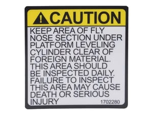 DECAL, (CAUTION)