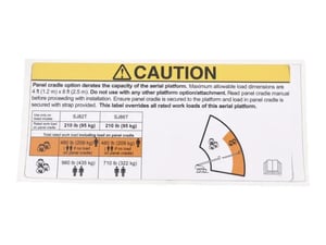 SJ-DECAL CRADLE CAP DUAL LOAD