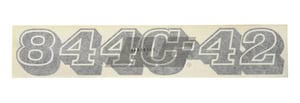 DECAL, MODEL, 844C-42 -