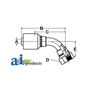 Image of A-FFX45-06-08-W