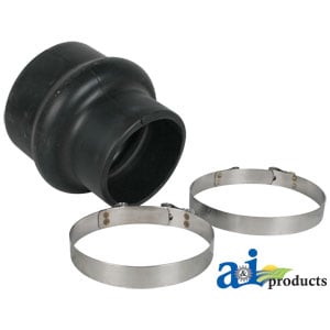Centri Rubber Hump Hose Reducer w/2 Clamps 5`-4`