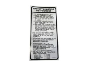 DECAL, CHRG 110V (DOM/CSA)