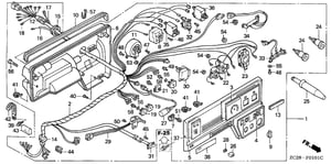 PANEL, CONTROL *R280* (EW-A) (POWER RED) (NOT AVAILABLE)