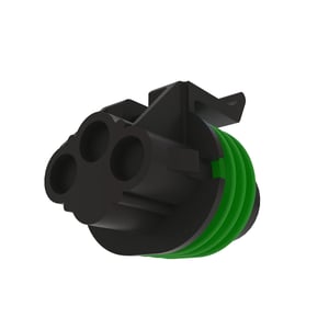 57M7343: Gray External Electrical Connector Housing, 3 Cavities