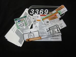 DECAL KIT (DOM/CSA) 3369