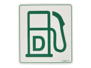 DECAL DIESEL FUEL