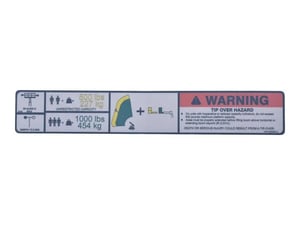 DECAL,WARNING DUAL CAP.(ANSI)