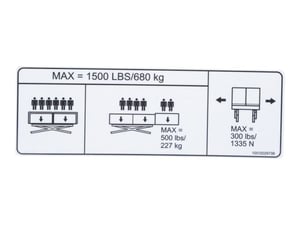 DECAL,DECAL,CAPACITY