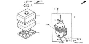 Image of 17231-ZE0-000