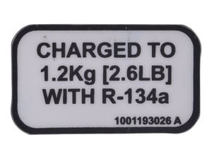 DECAL,A/C REFRIGERANT