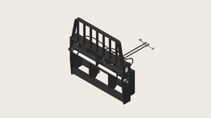 CARRIAGE,48" DL FRK POS,UNV
