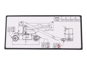 DECAL,LIFT DIAGRAM