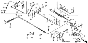 JOINT B, BRAKE ARM