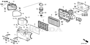 Image of 17211-Z3S-003