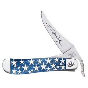 John Wayne Embellished Smooth Navy Blue Bone RussLock®