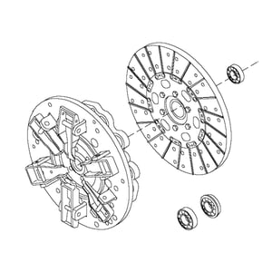 RE210167: Clutch Kit with Standard Disk