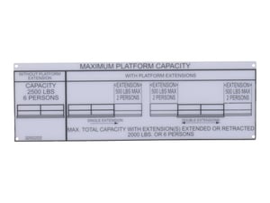 NAMEPLATE, CAP (DOM/CSA)