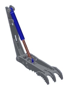 Image of WELD ON HYDRAULIC THUMBS