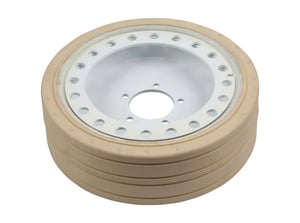 12" by 4" Non Marking Wheel and Tire Assembly to fit Skyjack Machines