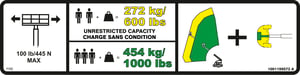 DECAL,WARNING DUAL CAP.FRE/ENG