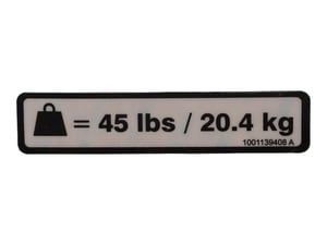 DECAL,FIRE EXTINGUISHER WEIGHT