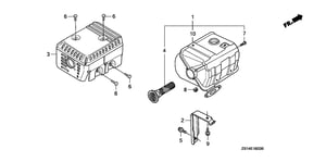PROTECTOR, MUFFLER (SILENT)