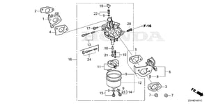 Image of 16100-Z1C-E22
