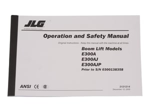 E300 GBL OPER PRIOR S/N 138358