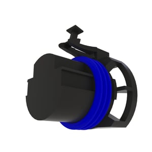 57M7538: Black External Electrical Connector Housing